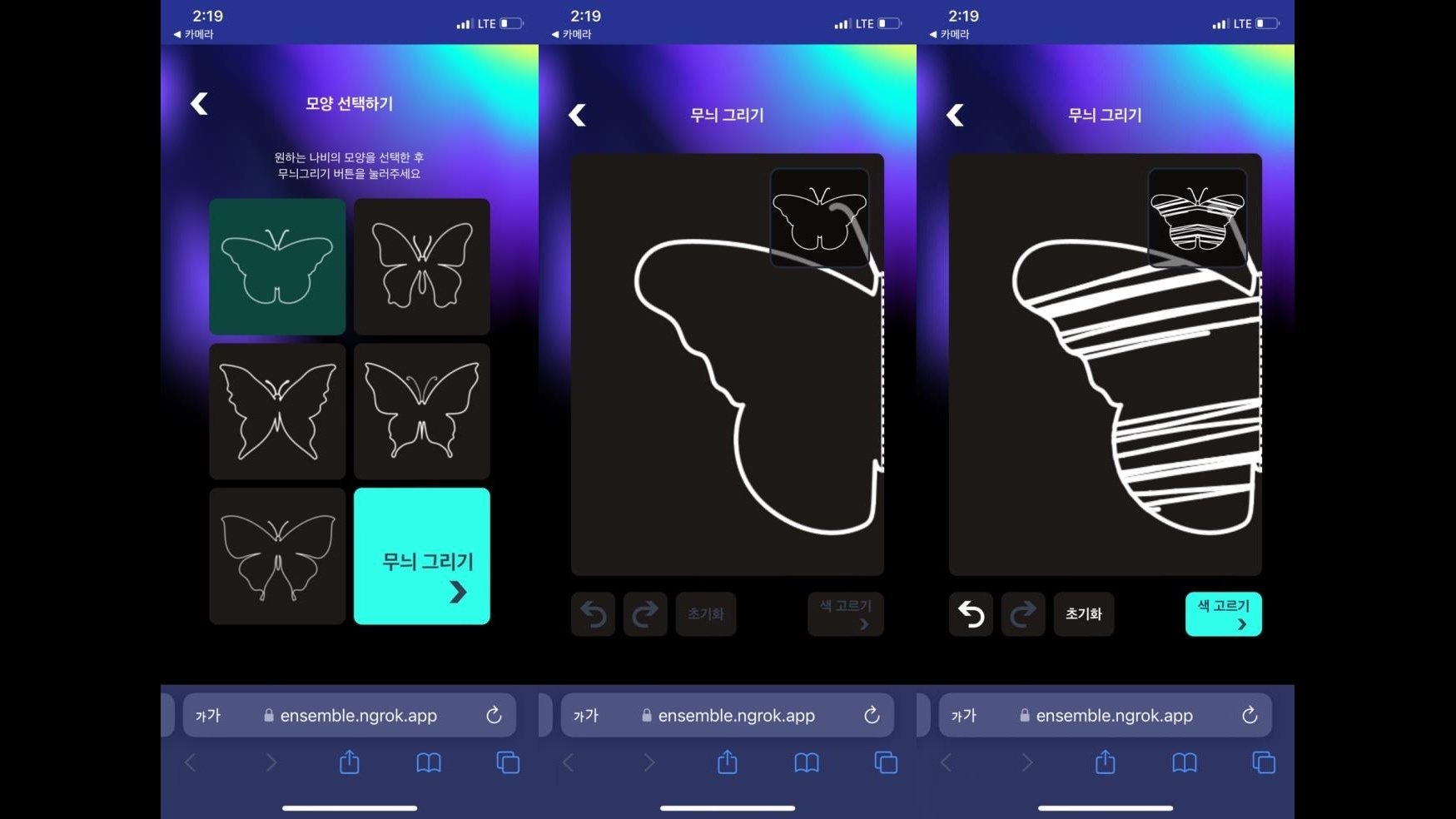 Canvas Butterfly Drawing System